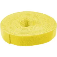 Value 25.99.5252 Klittenband Om te bundelen Lusdeel, Haak- en lusdeel, Haakdeel (l x b) 25 m x 10 mm Geel 25 m