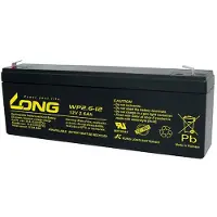 Long WP2.6-12 Loodaccu 12 V 2.6 Ah Loodvlies (AGM) (b x h x d) 178 x 66 x 35 mm Kabelschoen 4.8 mm Geringe zelfontlading, Onderhoudsvrij