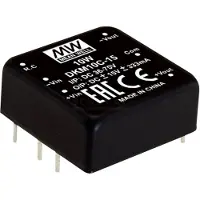 MEAN WELL DKM10B-15 DC/DC-convertermodule 333 mA 10 W Aantal uitgangen: 2 x Inhoud 1 stuk(s)