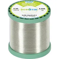 FELDER ISO-Core Ultra Clear SAC305 Soldeertin Spoel Sn96,5Ag3Cu0,5 0.500 kg 0.5 mm