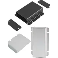 Hammond Electronics 1455CF1201BK Universele behuizing 120 x 54 x 23 Aluminium Zwart 1 stuk(s)