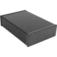Hammond Electronics 1455U2802BK Universele behuizing 280 x 191 x 66 Aluminium Geëxtrudeerd Zwart (geëloxeerd) 1 stuk(s)