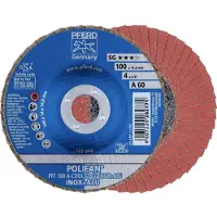 PFERD TOOLS 67656100 PFF 100 A-COOL 60 SG INOX+ALU/16,0 Lamellenschijf Diameter 100 mm Boordiameter 16 mm Korrelgrootte (num) 60 Aluminium, Non-ferrometaal,
