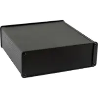 Hammond Electronics 1457T1601BK Universele behuizing 160 x 165 x 55 Aluminium Zwart 1 stuk(s)