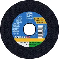 PFERD TOOLS EHT 115-1,6 PSF ALU+STONE 61818021 Doorslijpschijf recht 115 mm 25 stuk(s) Aluminium, Non-ferrometaal, Titanium, Titaniumlegering, Gietijzer,