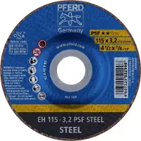 PFERD TOOLS EH 115-3,2 PSF STEEL 61740126 Doorslijpschijf gebogen 115 mm 25 stuk(s) Staal