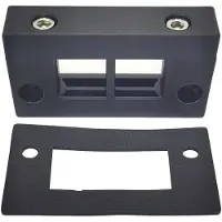 TRU COMPONENTS DVK-W2 Kabelinvoeringsplaat Klem-Ø (max.) 16 mm Polyamide Zwart 1 stuk(s)