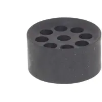 Wiska 10105557 MFD 50/03/135 Meervoudig dicht-inzetstuk Slagvast, Met trekontlasting M50 Kunststof Zwart (RAL 9005) 25 stuk(s)