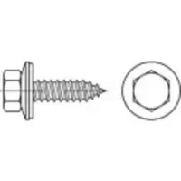 Toolcraft 1069990 Gevelschroef 6.5 mm 38 mm Buitenzeskant 88176 RVS A2 400 stuk(s)