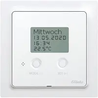Eltako FTAF55ED/230V-wg Temperatuurregelaar FSK 868 MHz Inbouw (in muur of meubel) Schakelvermogen (max.) 4000 VA Bereik max. (in het vrije veld) 30 m