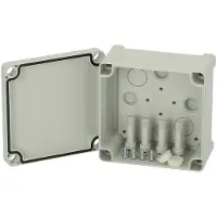 Fibox TPC 111107 Universele behuizing 110 x 110 x 65 Polycarbonaat Grijs-wit (RAL 7035) 1 stuk(s) Piece
