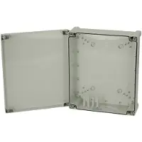 Fibox TPC 342912 Universele behuizing 344 x 289 x 117 x 117 Polycarbonaat Grijs-wit (RAL 7035) 1 stuk(s) Piece