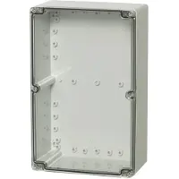 Fibox Enclosure, PC Clear transparent cover 7022861 Universele behuizing 250 x 160 x 125 Polycarbonaat Grijs-wit (RAL 7035) 1 stuk(s)