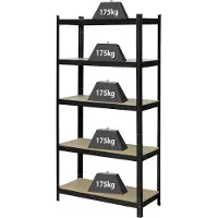 Toolcraft KCT20CP Stellingkast (extra stevig) 175 kg (b x h x d) 90 x 1.8 x 40 cm Metaal, Hardboard Antraciet/zwart Harde vezelbodem