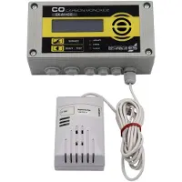 Schabus GX-A1+CO Koolmonoxidemelder Met externe sensor werkt op het lichtnet Detectie van Koolmonoxide