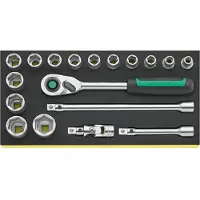 Stahlwille TCS 1/2 ZOLL 52/14/4 QR 96830352 Dopsleutelset