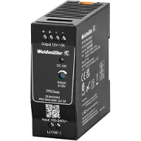 Weidmuller voeding, 12V DC, PRO BAS, 60W, 12V, 5A, artikelnummer 2838420000