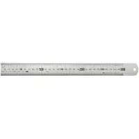Bmi biegsamer Stahlmaßstab 1000mm 18x0,5mm VA DIN2968 plus6 963100030 Duimstok 1000 mm RVS