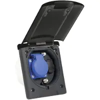 As Schwabe 62474 Stopcontact (inbouw) IP44 Zwart