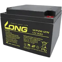 Long WP26-12N-M Loodaccu 12 V 26 Ah Loodvlies (AGM) (b x h x d) 166 x 125 x 175 mm M5-schroefaansluiting Geringe zelfontlading, Onderhoudsvrij