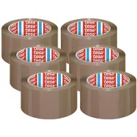 TESA PP verpakkingstape 4195 - B 50 mm x L 66 m - 6 rollen - bruin