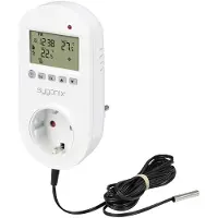Sygonix SY-5372566 Universele thermostaat Montagewijze: Tussenstekker Weekprogramma 1 stuk(s)