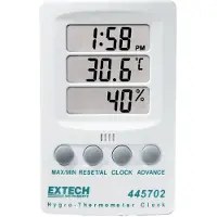 Extech 445702 445702 Thermo- en hygrometer Wit