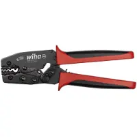 Wiha 45959 Krimptang Ongeïsoleerde kabelschoenen 0.1 tot 16 mm²