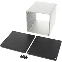 Hammond Electronics 1455NS1202 Universele behuizing 120 x 103 x 103 Aluminium Geëxtrudeerd Helder 1 stuk(s)