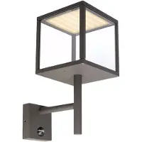 Deko-light Lacertae Lacertae Wandopbouwarmatuur LED vast ingebouwd Energielabel: G (A - G) 10 W LED Donkergrijs