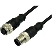 Bkl Electronic 2702039 Sensor/actuator verlengkabel M12 Aantal polen (sensoren): 4 Stekker (recht) op koppeling (recht) 5 m 1 stuk(s)
