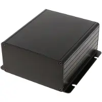 Hammond Electronics 1455NF1201BK Universele behuizing 120 x 103 x 53 Aluminium Zwart 1 stuk(s)
