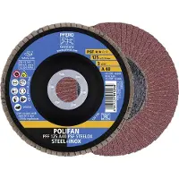 PFERD TOOLS 67644125 A Psf Steelox Lamellenschijf Diameter 125 mm Boordiameter 22.23 mm Korrelgrootte (num) 40 10 stuk(s)