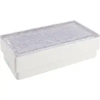 Deko-light Grondspot inbouwlamp Tabit, 10 x 20 cm, beloopbaar Tabit, alu / grijs / zink, Kunststof, LED inbouwspot