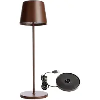 Deko-light 620198 Canis LED-accutafellamp 3.5 W Warmwit Roest