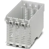 Phoenix Contact ME-IO 75,2 EB 10U TBUS 7035 1158981 Behuizing onderkant 75.87 x 120.6 x 82.85 Grijs-wit (RAL 7035) 10 stuk(s) Piece