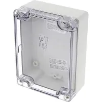 Hammond Electronics 1554NL2GYSL Behuizing 119 x 119 x 45 Polycarbonaat Lichtgrijs 1 stuk(s)