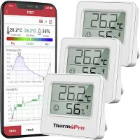 ThermoPro TP357-3 Draadloze thermo- en hygrometer Wit