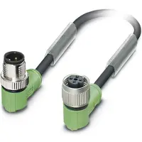 Phoenix Contact 1539460 Sensor/actuator connector, geassembleerd M12 Aantal polen (sensoren): 4 Stekker, haaks, Bus, haaks 15.00 m 1 stuk(s)