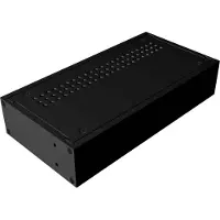 Hammond Electronics RM5U1922VBK Tafelbehuizing 222 x 422 x 559 Aluminium Zwart 1 stuk(s)