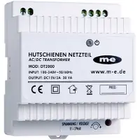 M-E Modern-Electronics DT 2000 DIN-rail netvoeding voor Deurintercom Kabelgebonden Wit
