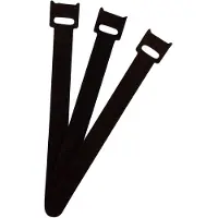 FASTECH Klittenband kabelbinder Om te bundelen Haak- en lusdeel (l x b) 150 mm x 13 mm Zwart 100 stuk(s)