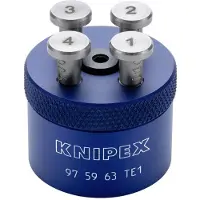 Knipex 97 59 63 TE1 Contactschacht Gedraaide contacten 0.08 tot 2.5 mm²