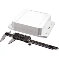 Hammond Electronics 1555NF17GY Universele behuizing 120 x 120 x 37.2 ABS Lichtgrijs 1 stuk(s)