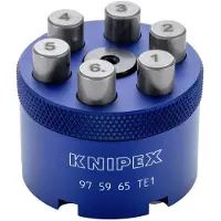 Knipex 97 59 65 TE1 Contactschacht Gedraaide contacten 0.14 tot 6 mm²