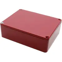 Hammond Electronics 1590BB2RD Universele behuizing 119 x 94 x 38 Aluminium spuitgietwerk Rood 1 stuk(s)