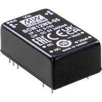 MEAN WELL SCW12W8-15 DC/DC-converter 24 V 15 V 0.800 A 12 W Inhoud 1 stuk(s)