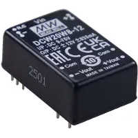 MEAN WELL SCW20W8-03 DC/DC-converter 24 V 3.3 V 4.000 A 20 W Inhoud 1 stuk(s)