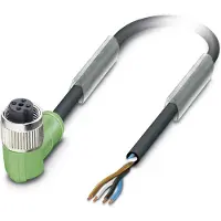 Phoenix Contact 1527731 Sensor/actuator connector, geassembleerd M12 Aantal polen (sensoren): 4 Bus, haaks 10.00 m 1 stuk(s)