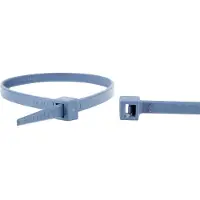 WKK 150196671 Kabelbinder 300 mm 4.80 mm Blauw Detecteerbaar 100 stuk(s)